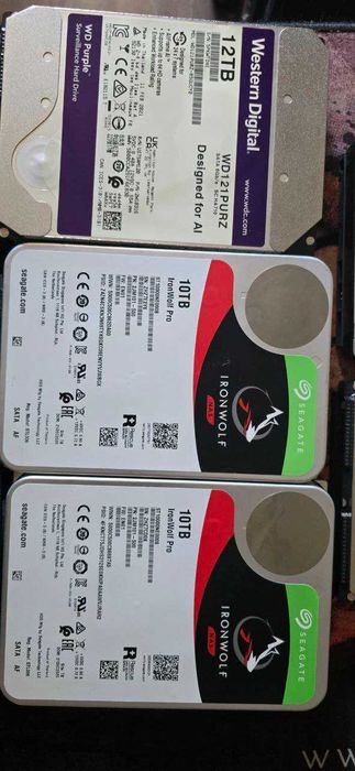 Жорсткі диски Seagate,  Western Digital – 6,10,12,14 TB