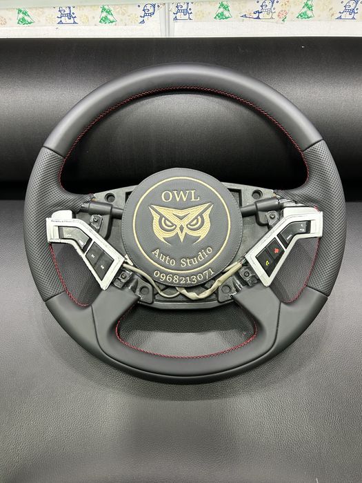 Обшивка руля,перетяжка руля,перешив руля,руль