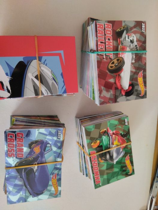 Cartas Hot Wheels da Panini