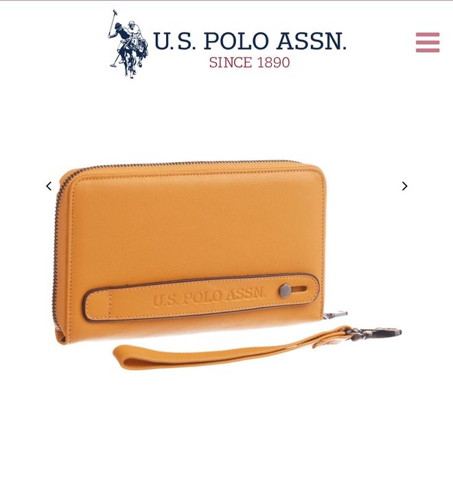 Мужской кожаный кошелек U.S. POLO ASSN