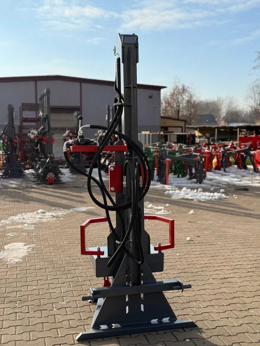 Łuparka pionowa hydraulika z ciągnika rozłupywacz do drewna klocków