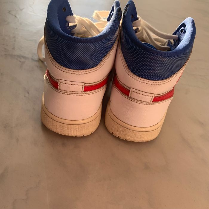 Nike Air Jordan 1 Retro Mid W White Red Royal Blue