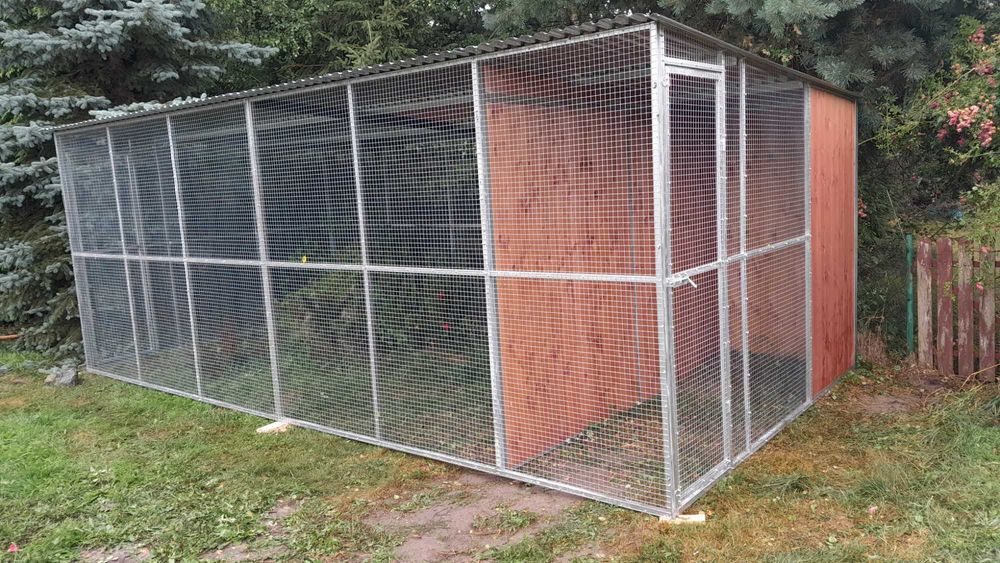 Woliera dla kota klatka zagroda dla kota 3x2 ocynk
