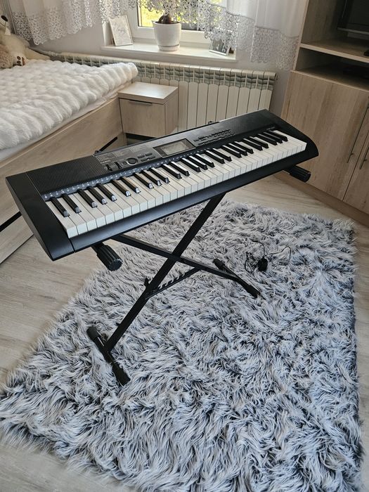 Keyboard Casio CTK-1150 – 61 klawiszy + statyw i zasilacz