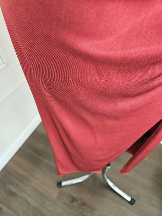 Sukienka midi Asos S 36 kołnierzyk dekolt na plecach