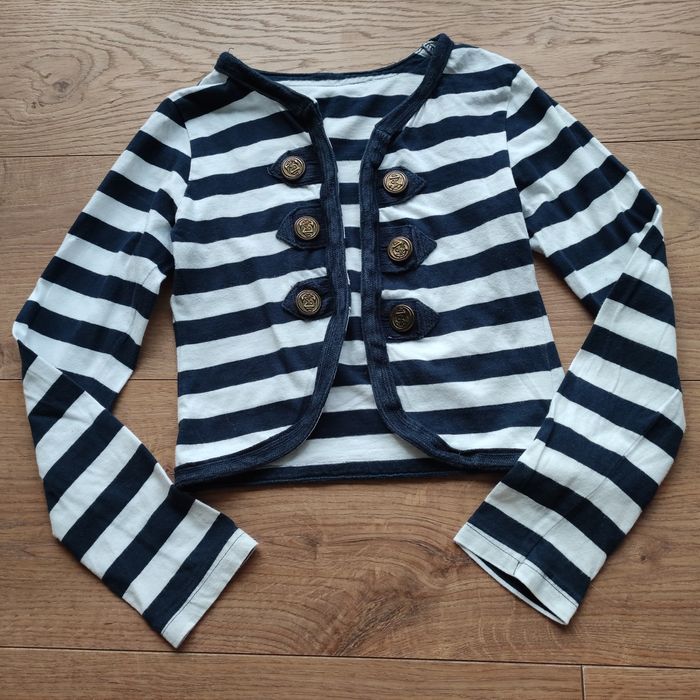 Marynarskie bolerko , 5-6 lat.