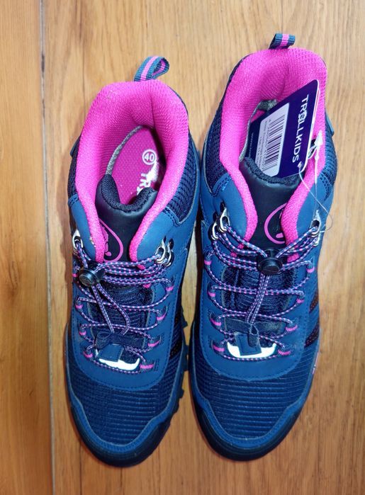 Buty sportowe trekkingowe, trapery granatowe 40 traperki