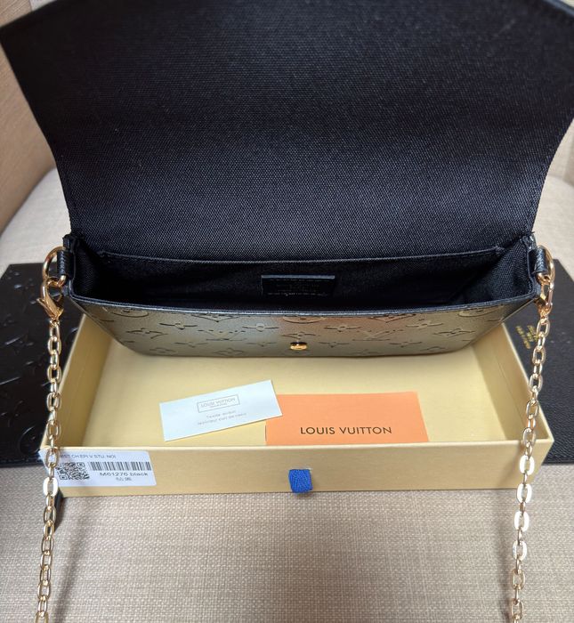 Torebka Louis Vuitton LV czarna ZESTAW