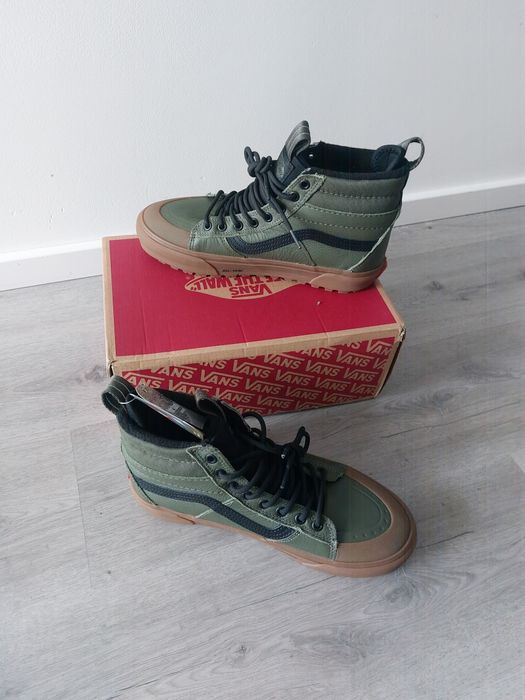 Nowe buty trampki skórzane wodoodporne r.40,5 Vans wysokie sk8