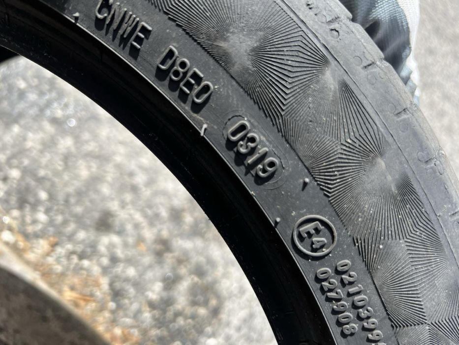 205/45/16 Continental 2 pneus