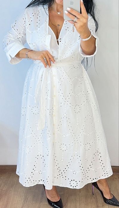 Платье прошва Et Vous White Schiffli