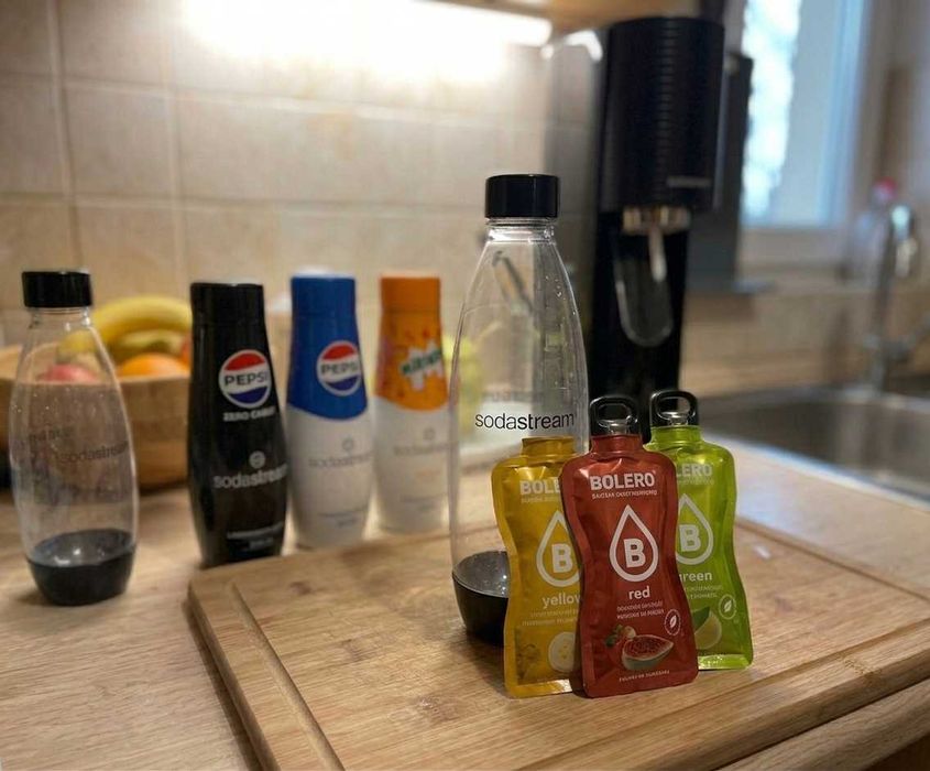 Zestaw SodaStream Terra + Syropy Pepsi/Mirinda + Gratisy Bolero!