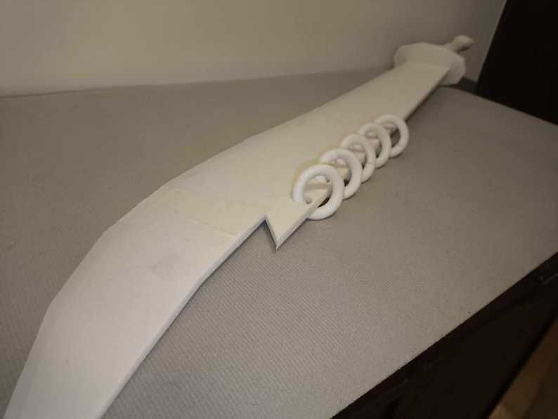 Metin2 Espada Lua Cheia - arma para prop/cosplay