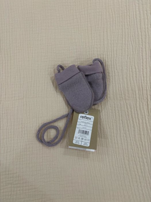 Рукавички з 100% шерсті мериноса 0-1 рік