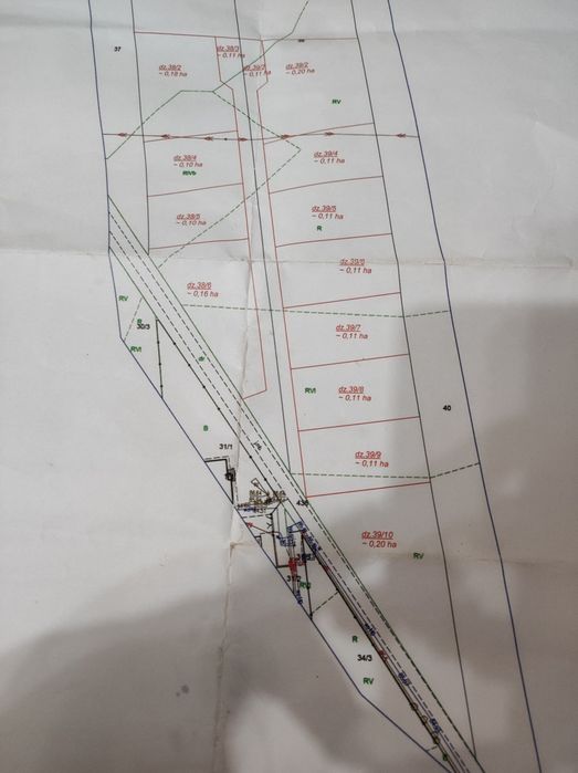 12 działek bud. – otolice  od 1000 do 2000 m²