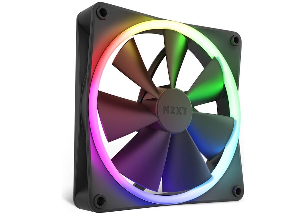 Wentylator do obudowy NZXT F140 RGB Black 140 mm (RF-R14SF-B1)