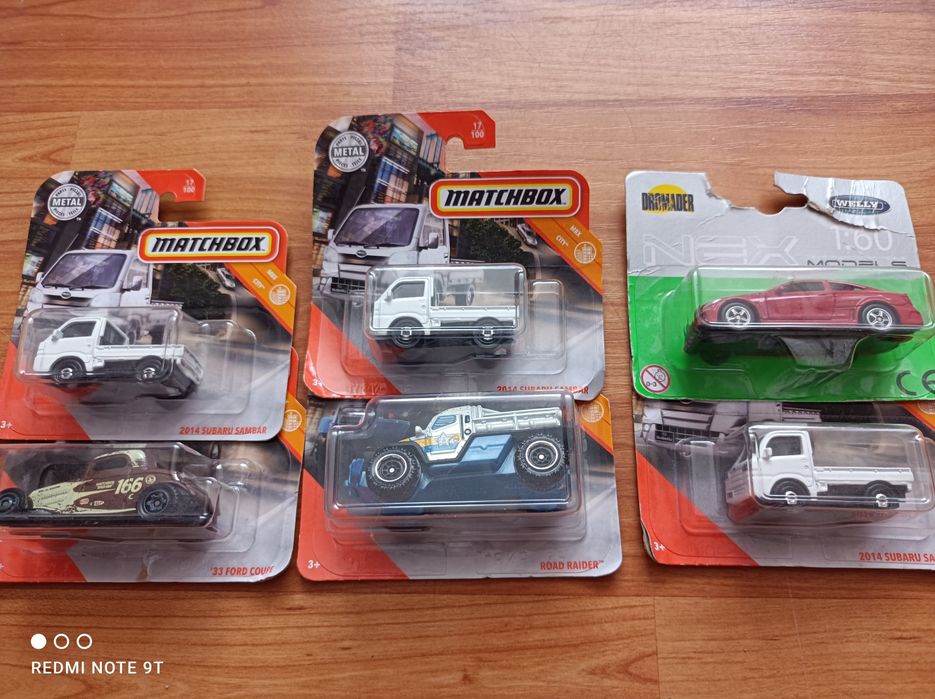 Zestaw autek resoraki matchbox