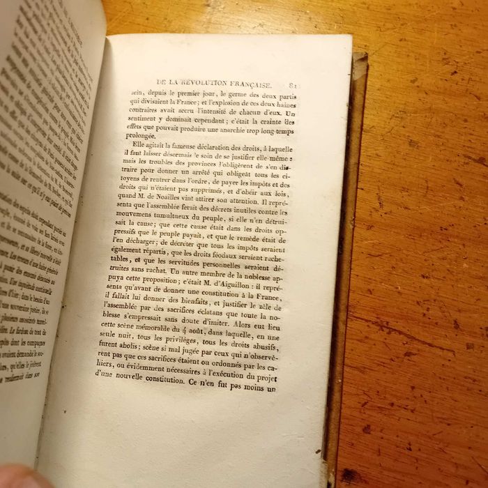 Rabaut, Precis de L'Histoire de La Revolution Francaise 1819