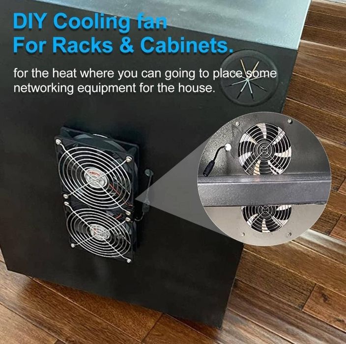 Подвійний кулер 120х38 мм Gdstime Brushless DC Fan GDA1238
