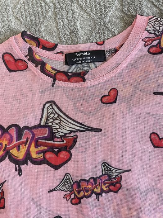 cute t-shirt z siateczki