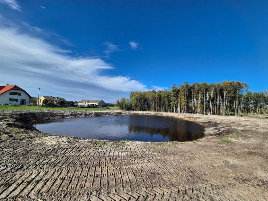 Koparka gąsienicowa Usługi Long długie ramię 21 metrów Kopanie stawów