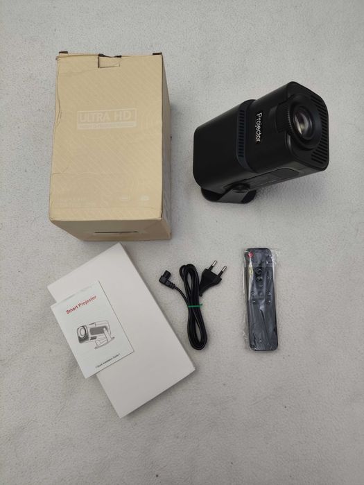 Projetor Portátil Hy320 Wifi6 Bluetooth Android 11 Preto - Novo