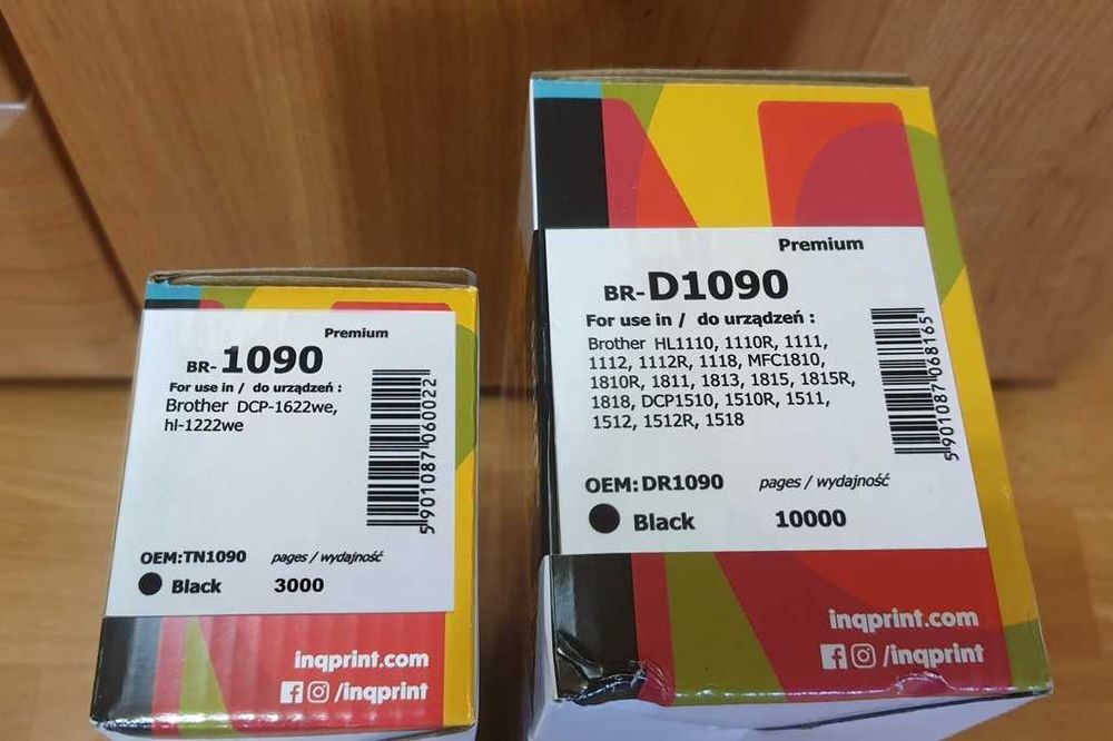 Nowy moduł bębna + toner  do drukarek Brother DCP-1622WE / DCP-1623WE