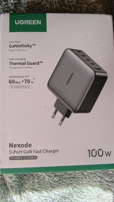 Зарядное устройство Ugreen Nexode X563 100W GaN