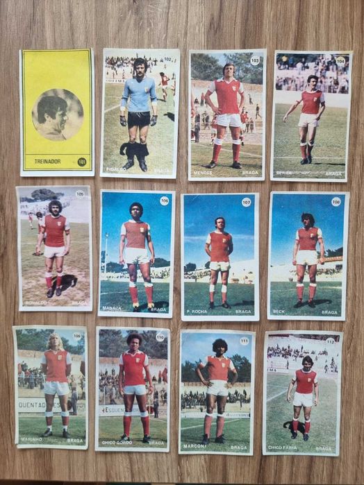 Cromos da equipa de futebol do Sporting de Braga