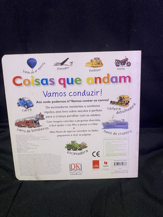 Livro DK “Coisas que andam- vamos comduzir!” - cartonado com abas