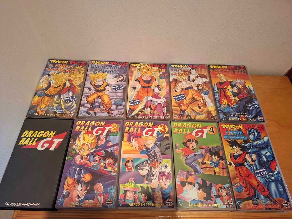 RARE Dragon Ball Z & GT Original Portuguese VHS Collection – PrísVideo – MINT CONDITION