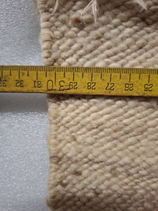 Kilim wełniany ptaszek na kwiatku prl