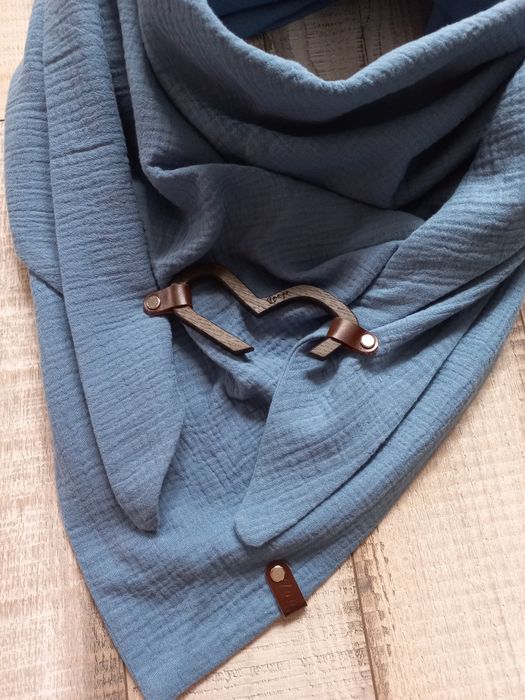 Nowa muślinowa chusta I love loop jeans