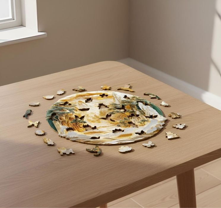 Нові деревяні 3D пазли XL у подарункових коробках