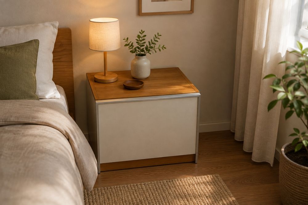 2 Mesas de Cabeceira IKEA BRAVAD Vintage – Designer Mikael Warnhammar, modelo de 1999