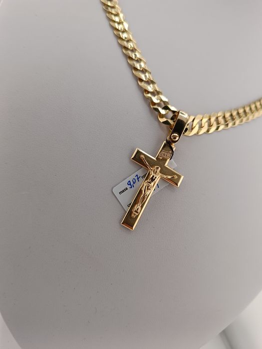Złoty Krzyżyk Pr.585 14K Nowy