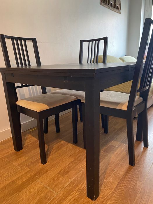 Mesa de extensível 90 x 90 cm