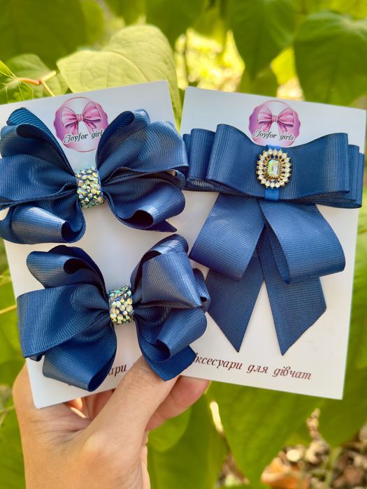 Галстук-брошь. Школьный галстук на 1 сентября. Школьные бантики