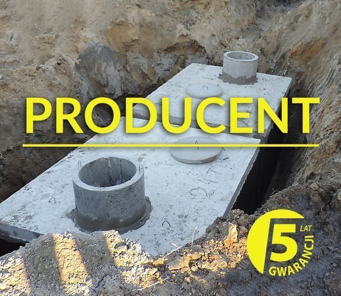Zbiornik betonowy 10m3 na gnojówkę, szambo, deszczówkę LUBIN