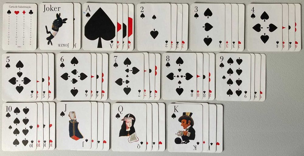 Baralho de Cartas Alice no País das Maravilhas (Alice In Wonderland) Completo
