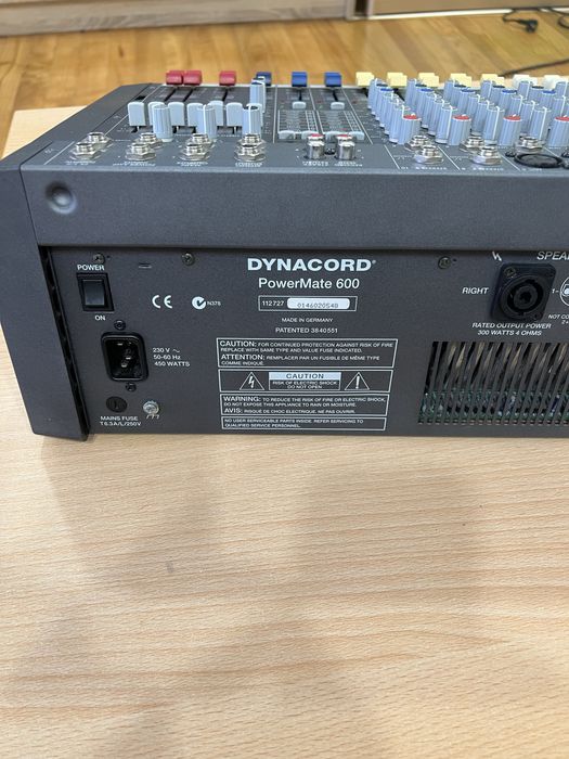 Активний мікшерний пульт dynacord power mate 600 2x300 watts.