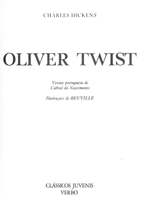 Oliver Twist - Charles Dickens - Clássicos Juvenis - Verbo