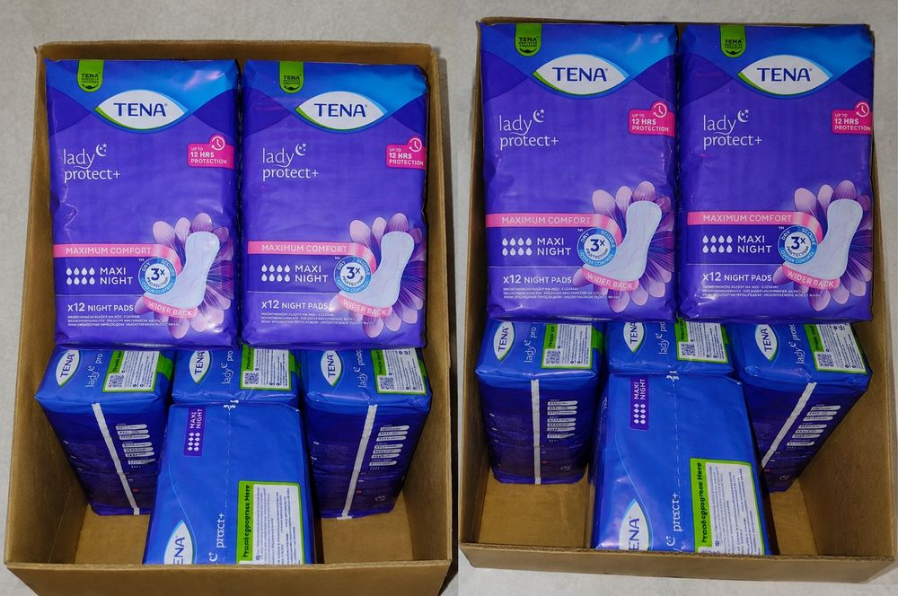 Podpaski (288 sztuk) TENA Lady protect Maxi Night
