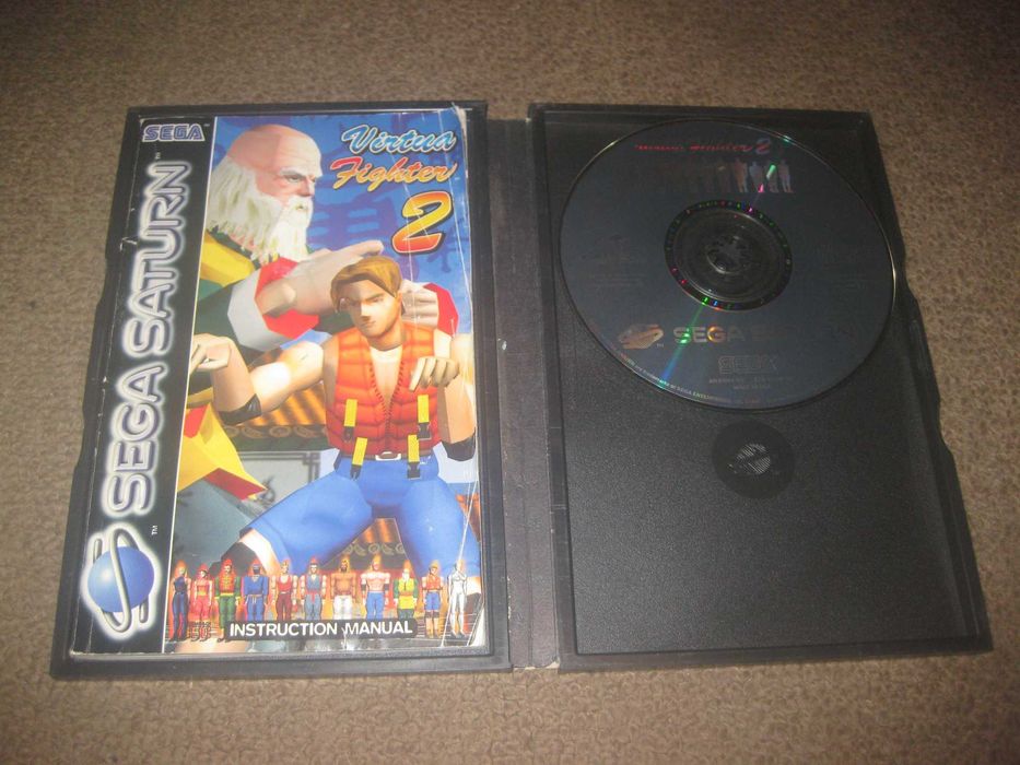 Jogo "Virtua Fighter 2" para Sega Saturn/Completo!