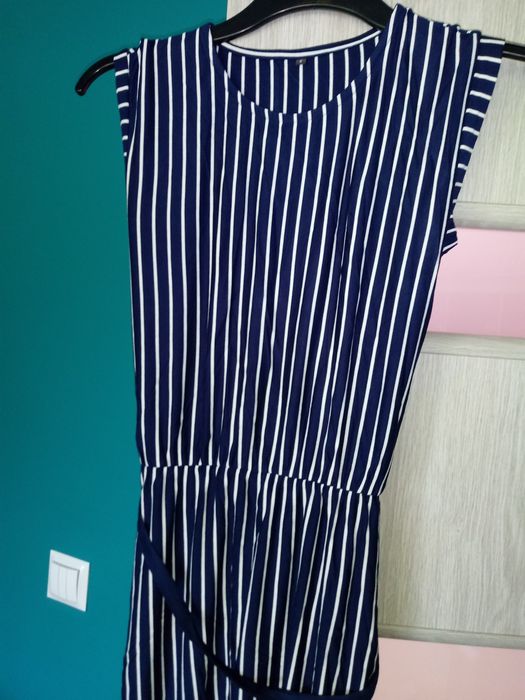 Sukienka damska w pasy letnia nowa