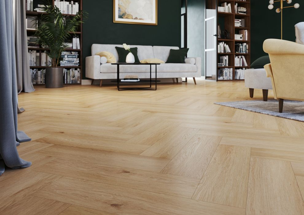 Panele winylowe jodełka Afirmax Legnar Herringbone -Dąb Arvada 18,23m2