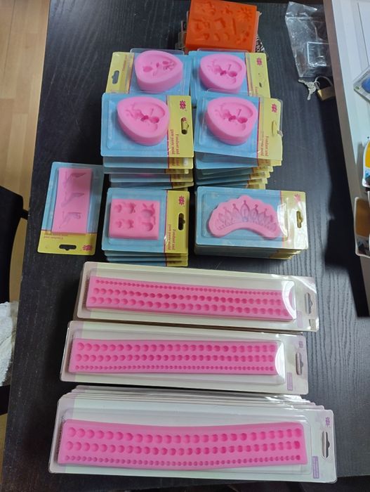 Moldes de silicone para revenda