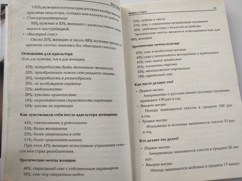 Ева Адам "Книга о сексе", отл.сост., недорого!
