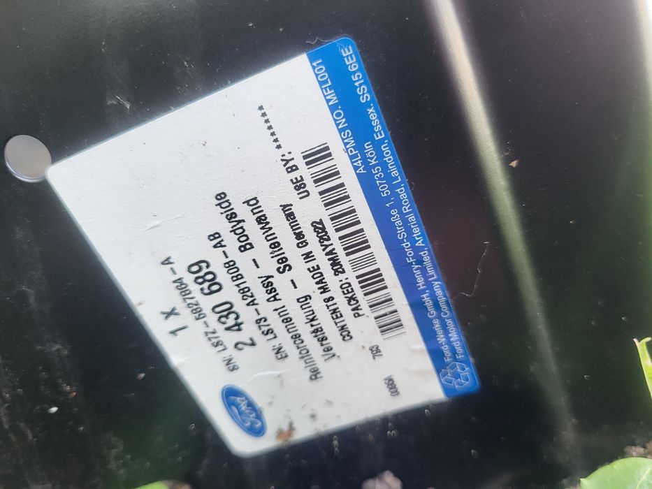 Ford Mondeo MK5 HB poszycie wewnętrzne tył prawe