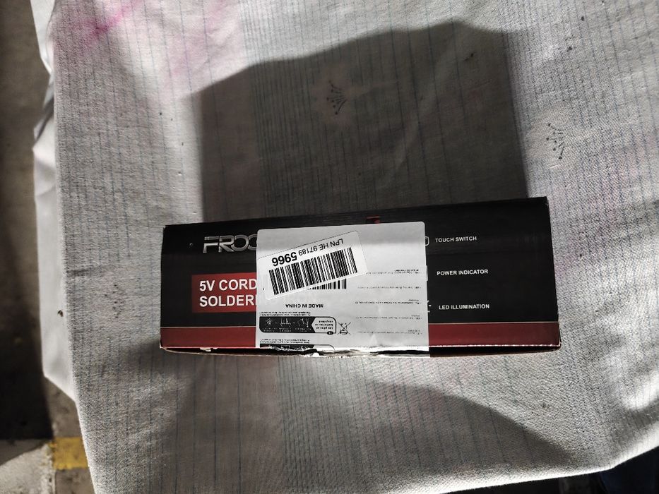Ferro de soldar sem fios